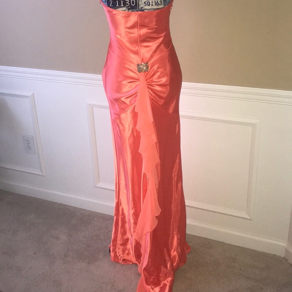 Cache Burnt Orange Formal Gown - Picture 7 of 8
